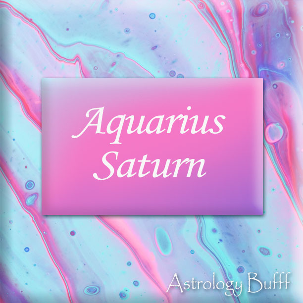 Aquarius Saturn