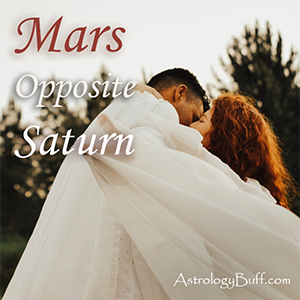 Composite Mars Opposite Saturn