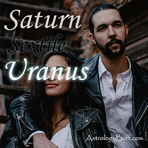 Composite Saturn Sextile Uranus
