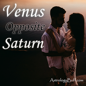 Composite Venus Opposite Saturn