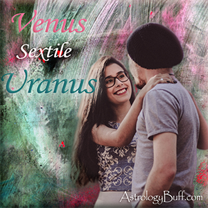 Composite Venus Sextile Uranus