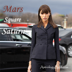Transiting Mars Square Natal Saturn