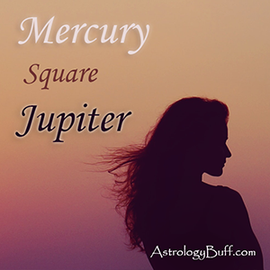 Transiting Mercury Square Jupiter