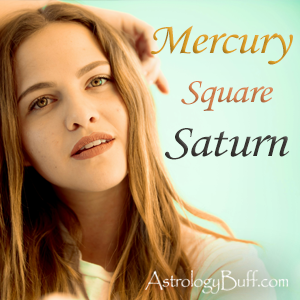 Transiting Mercury Square Saturn