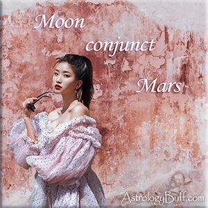 Transiting Moon Conjunct Mars