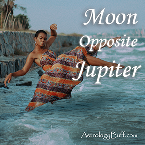 Transiting Moon Opposite Jupiter