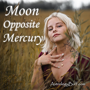 Transiting Moon Opposite Mercury