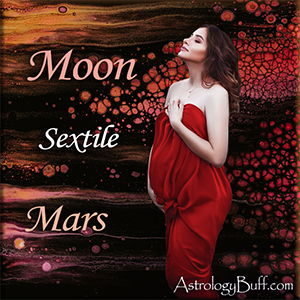 Transiting Moon Sextile Mars